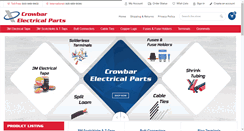 Desktop Screenshot of crowbarelectricalparts.com